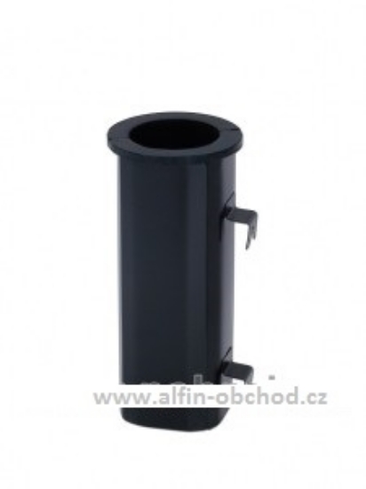 Obrázok z Váza štvorboká závesná čierna