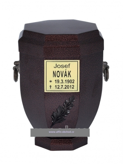 Obrázok z Štítok na urnu zlatý