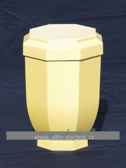 Obrázok z Obal na urnu plast zlatá lesklá