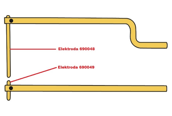 Obrázok z Elektróda pre čelusti XA9 Telwin 690049